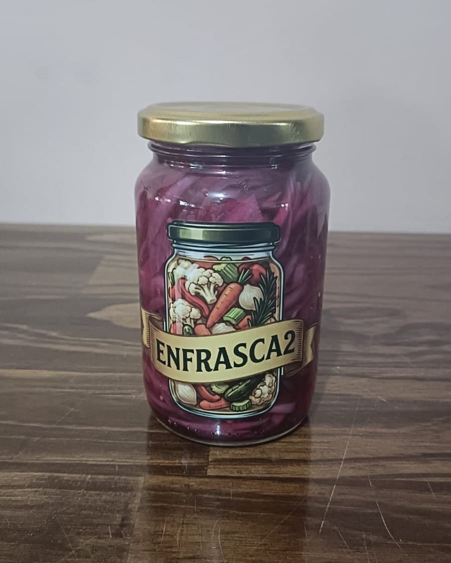 Frasco de Cebollas moradas encurtidas de Enfrasca2