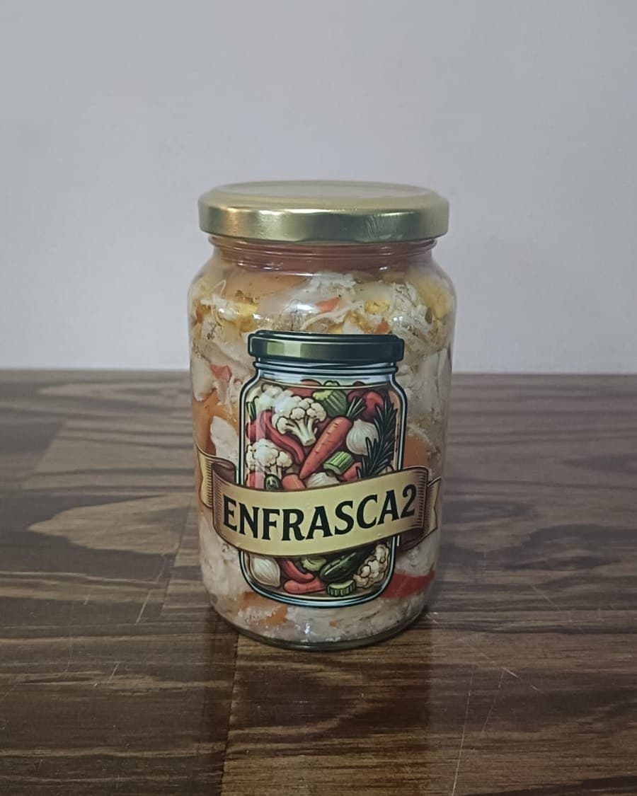 Frasco de Escabeche de pollo de Enfrasca2