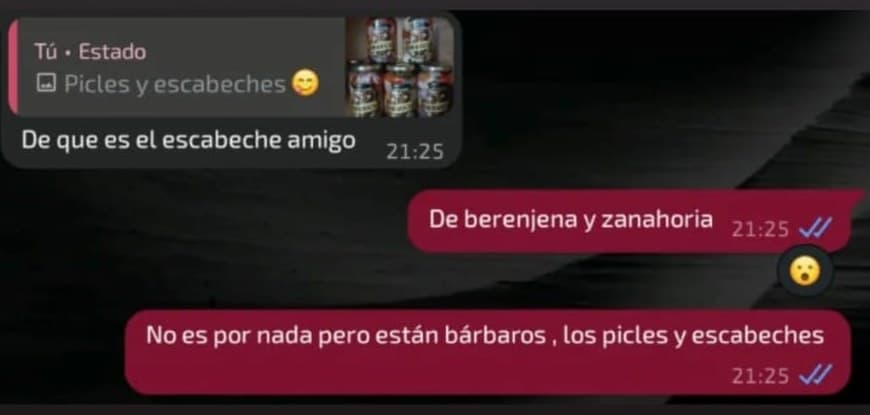 No es por nada, pero están bárbaros los pickles y escabeches.
